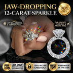The 12-Carat Flawless Radiance Ring (Platinum Plated)-Last Day Sale🔥90% OFF