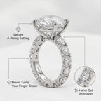 The 12-Carat Flawless Radiance Ring (Platinum Plated)-Last Day Sale🔥90% OFF