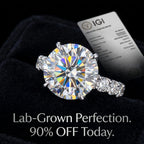The 12-Carat Flawless Radiance Ring (Platinum Plated)-Last Day Sale🔥90% OFF