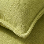 2pc Textured Linen Cushion Cover with Flange Edge