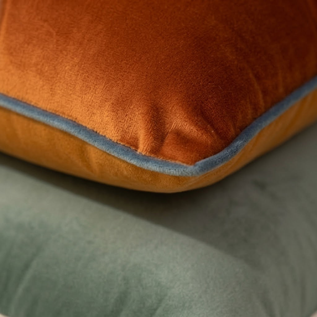 4pc Duotone Velvet Cushion Cover
