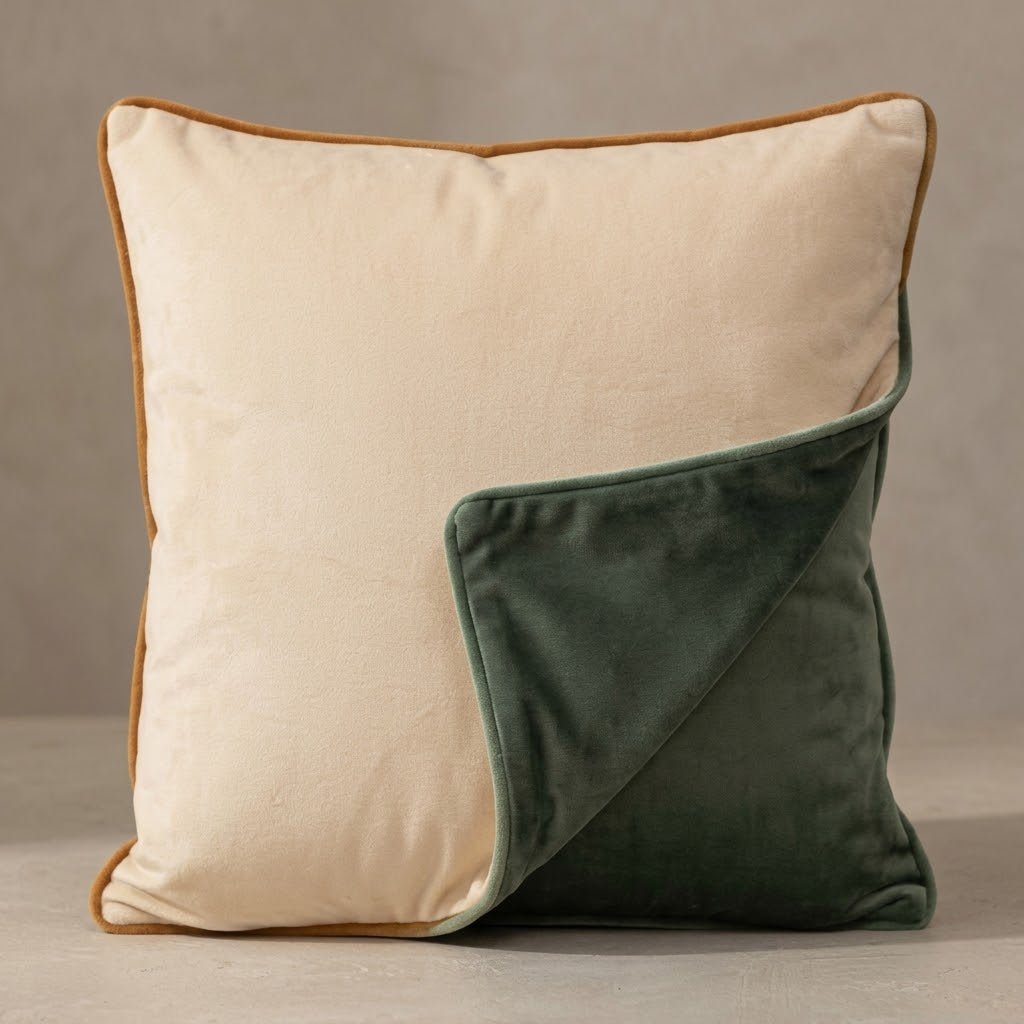 4pc Duotone Velvet Cushion Cover