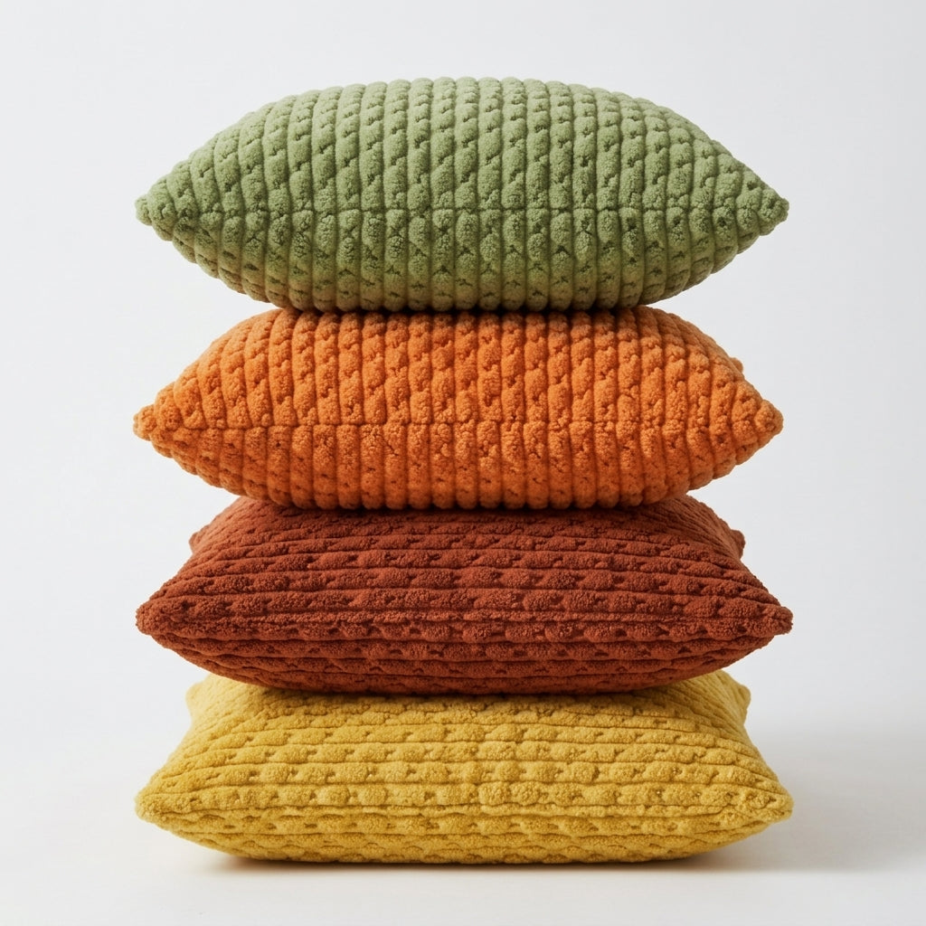 4pc Popcorn Textured Cushion Cover