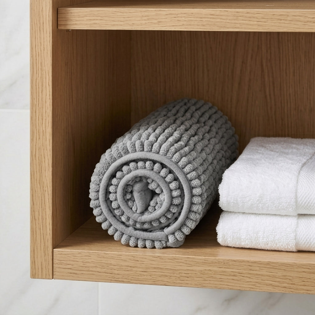 Ultra-Absorbent Chenille Bath Mat