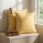 2pc Vintage Floral Linen Cushion Cover