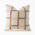 Tufted Plaid Textured Cushion Cover