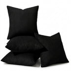 4pc Ribbed Corduroy Cushion Cover